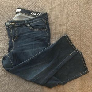 Slink size 14 plus skinny ankle jeans!